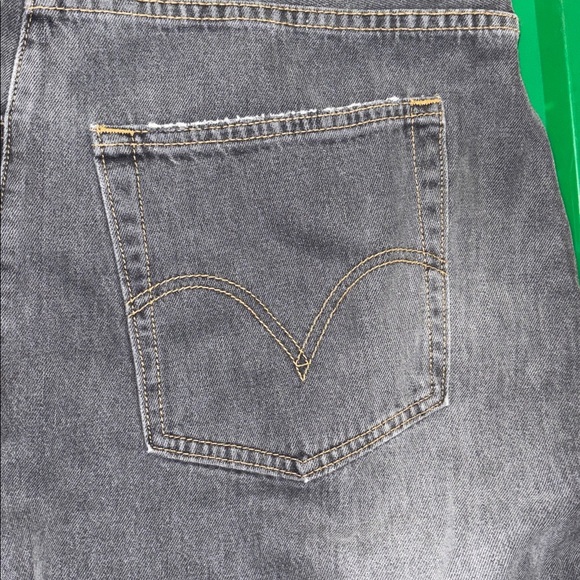 Vintage Levi’s 569 back gray denim jeans - Picture 9 of 12